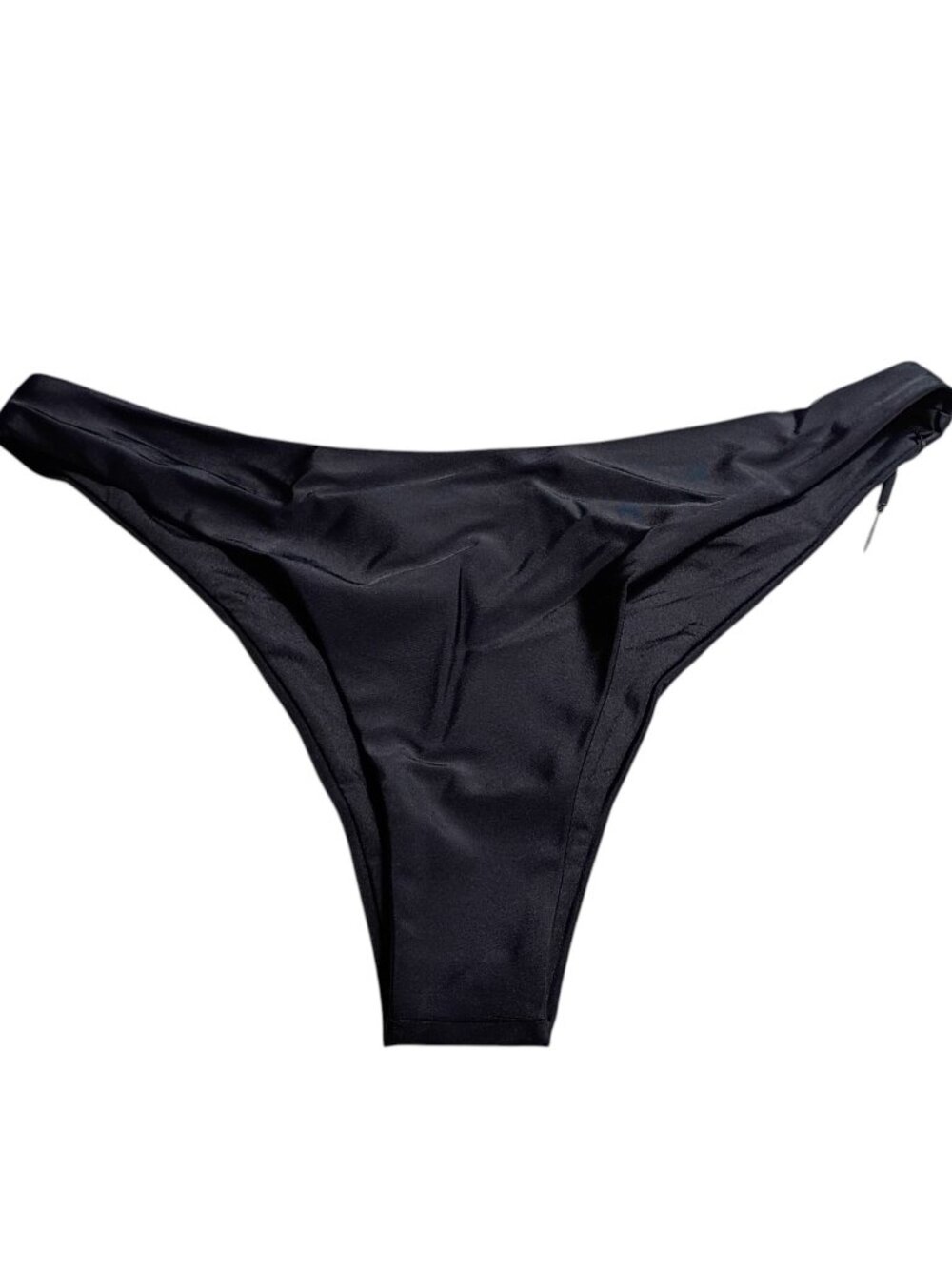 Ocean Blues Black Low Rise Bikini Bottoms - Size Large